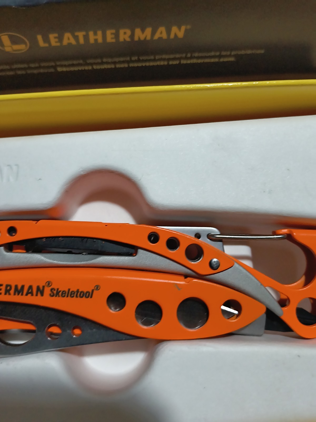 Leatherman Skeletool Partially Serrated Blade Orange 833535 Discontinued