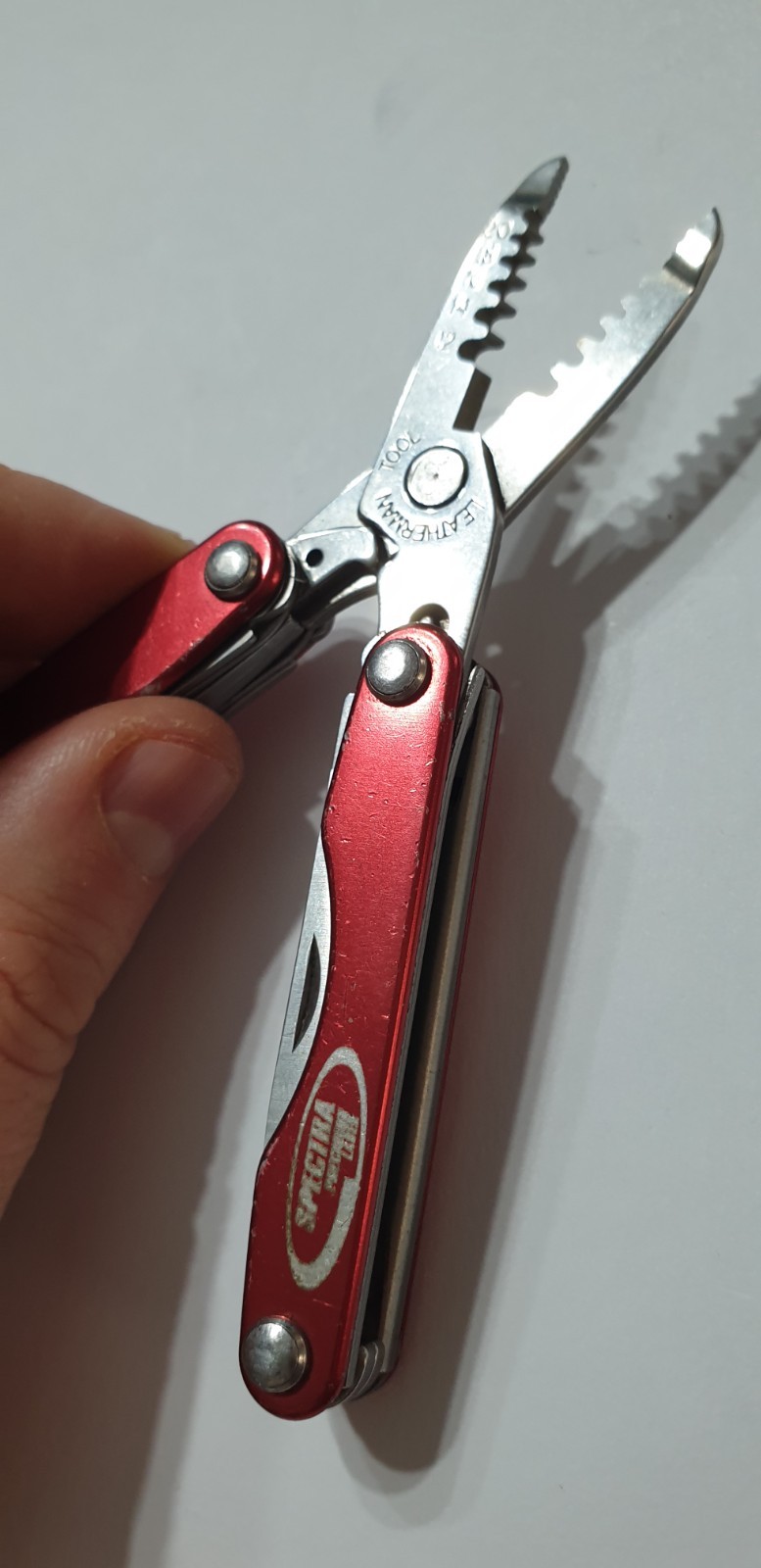 🔥 Leatherman Squirt E4 Stainless Multitool Red Rare Retired Condition