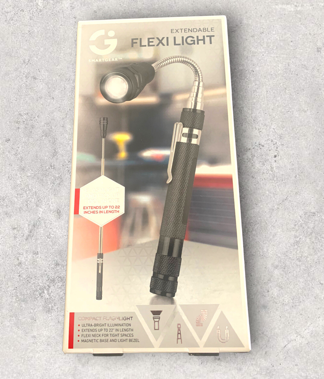 Smart Gear Extendable Flexi Light Compact Flashlight 22 Inches