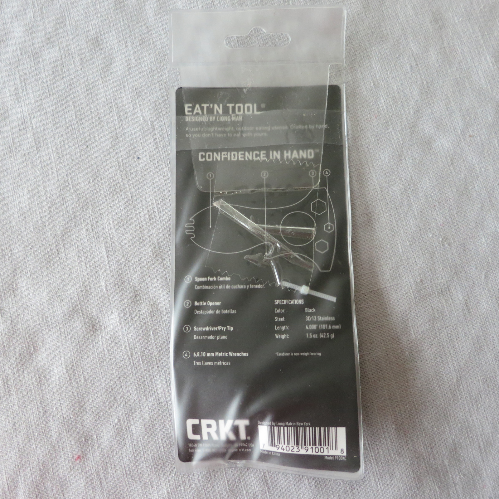 CRKT Eat’N Tool, Lightweight Spoon Fork Multi-Tool, New