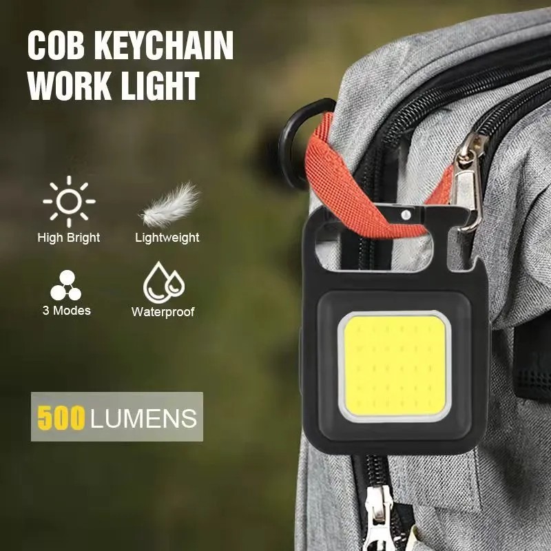 14-in-1 Multitool Axe + Rechargeable Mini COB Flashlight Survival Camping Gear
