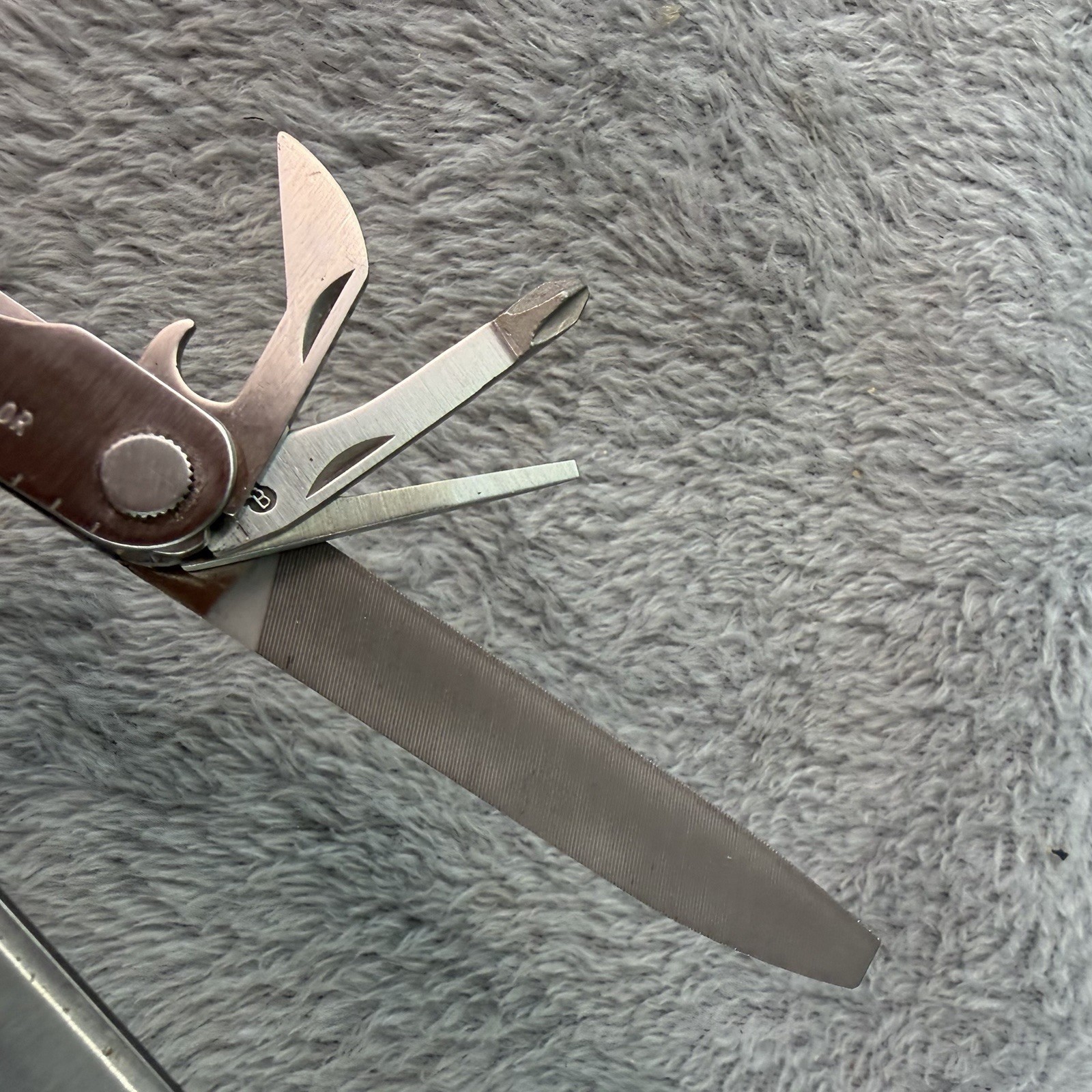 Vtg Leatherman PST Multi Tool FORD Promotion 0499 USA w Leather Sheath B551