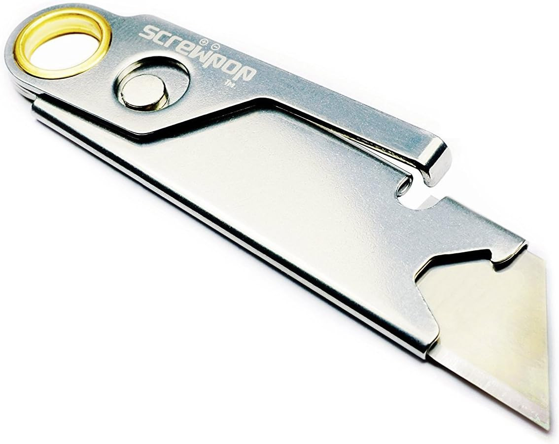 Ron’S Utility Pocket Knife 3.0 for Keychain and Carabiner with Magtrak Technolog