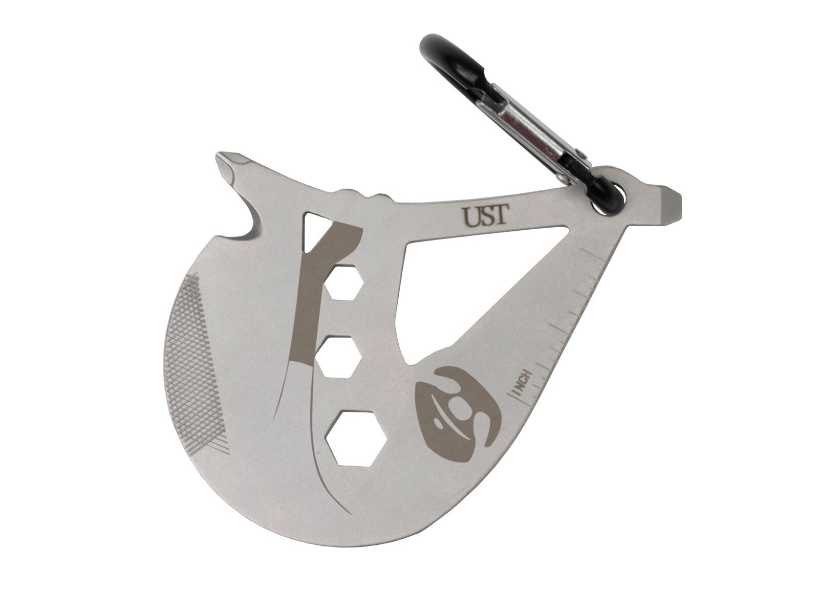 UST A Long Sloth Multi-Tool Stainless Matte Finish with Carabiner. Ships Free.