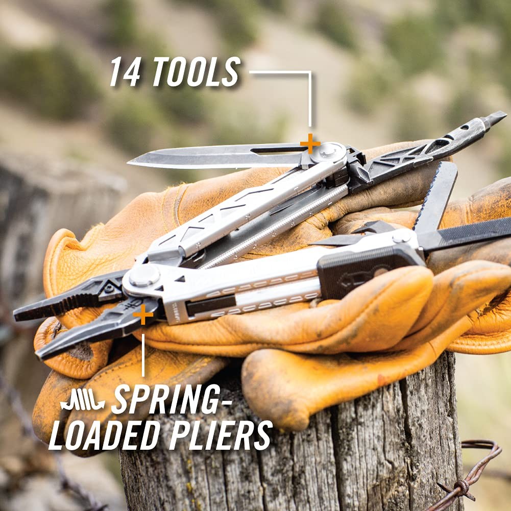 Gerber Gear Center-Drive Multitool – Includes 3.25” Outboard Knife, Pliers, Pry
