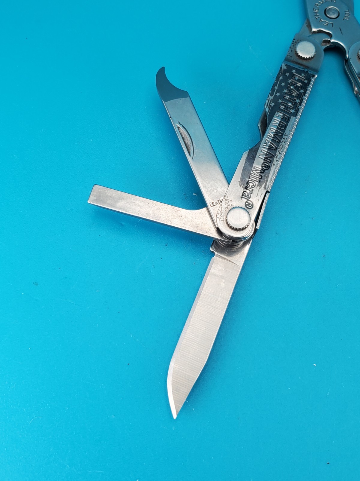 Leatherman Micra Multi-Tool, Knife, Scissors, Key Ring, Stainless! *SCOTT PRYCE*