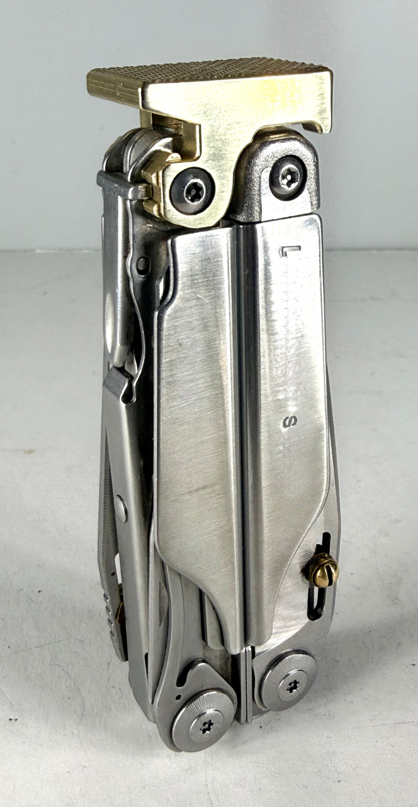 For Leatherman Surge, BRASS Hammer Head Mod, Modification, CNC Made,Locking,CAD