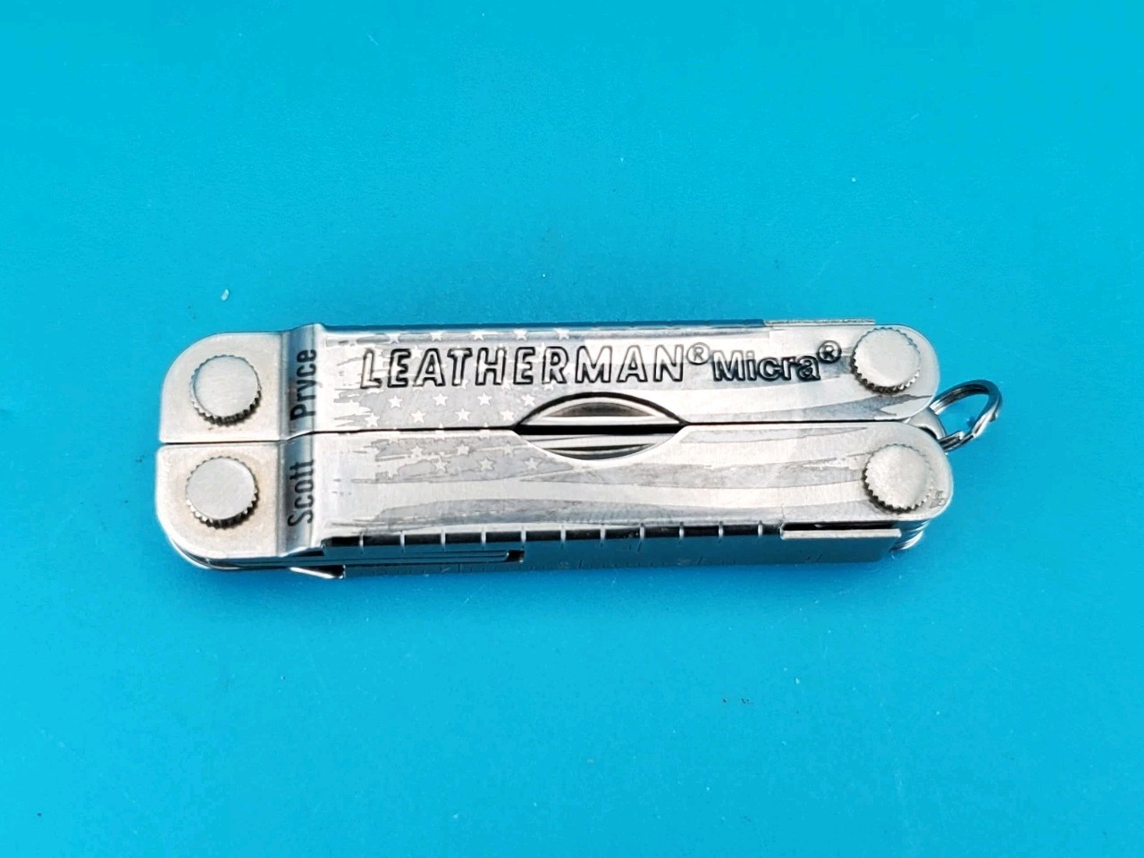 Leatherman Micra Multi-Tool, Knife, Scissors, Key Ring, Stainless! *SCOTT PRYCE*