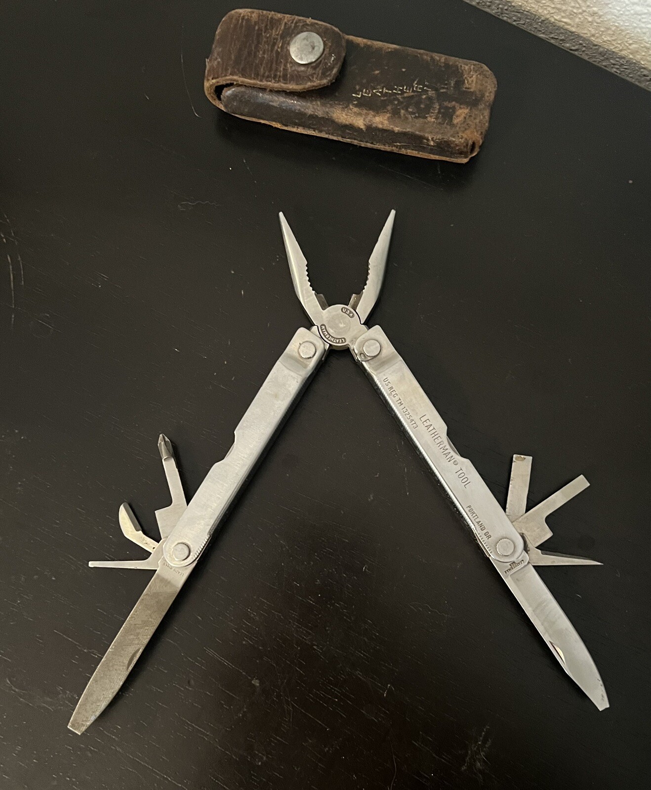 Vintage Leatherman PST Original Multi-Tool w/Leather Case Made in Portland, OR  