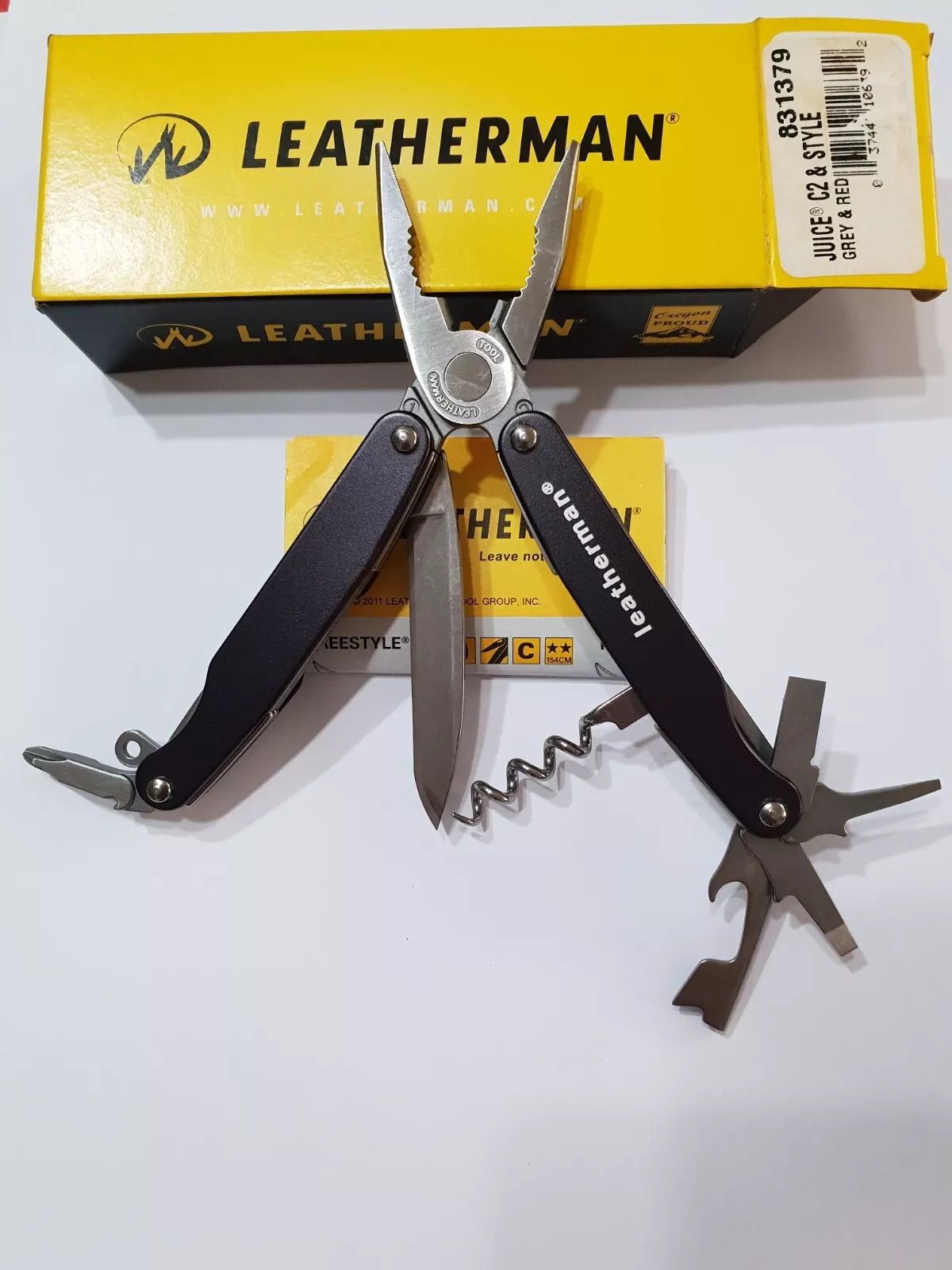 🔥🔥🔥 Leatherman Juice C2 Gray Gen1 Multi Tool New in Box Rare Retired