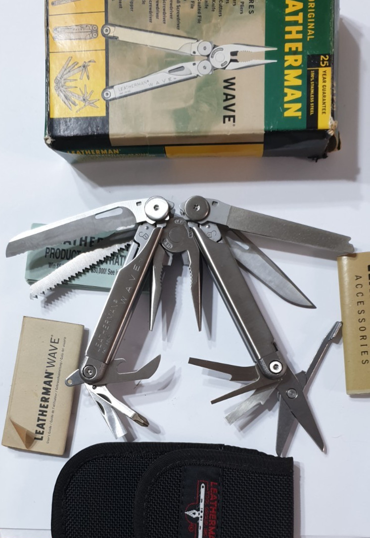 🔥🔥 Leatherman Original Wave OG New Retired Very Rare Box Collectable Pat Pend