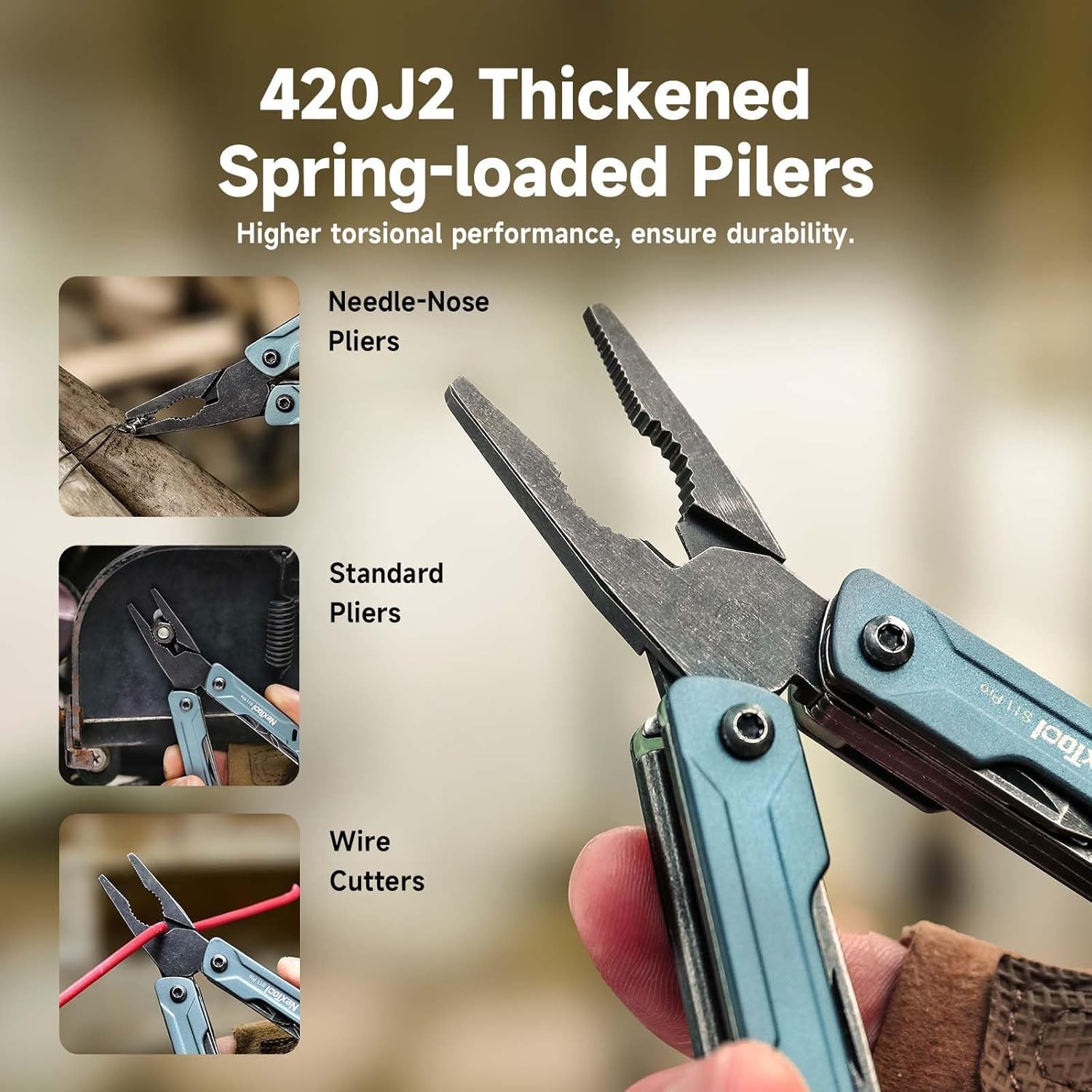 Mini Sailor S11 Pro Keychain Multitool Compact 12-in-1 EDC Multi Tool W/