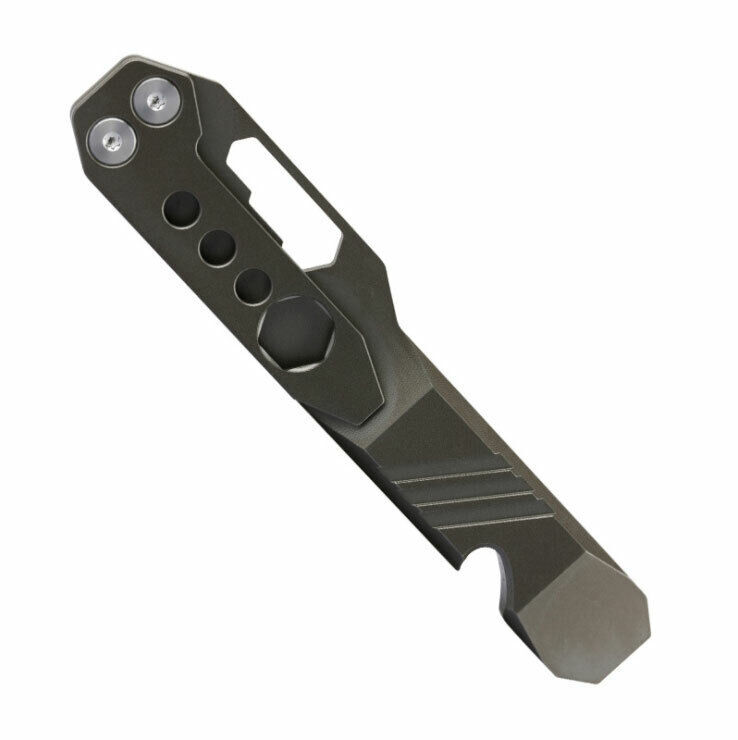 New Titanium Alloy Pocket Pry Bar Crowbar Opener Portable Outdoor EDC Multi Tool