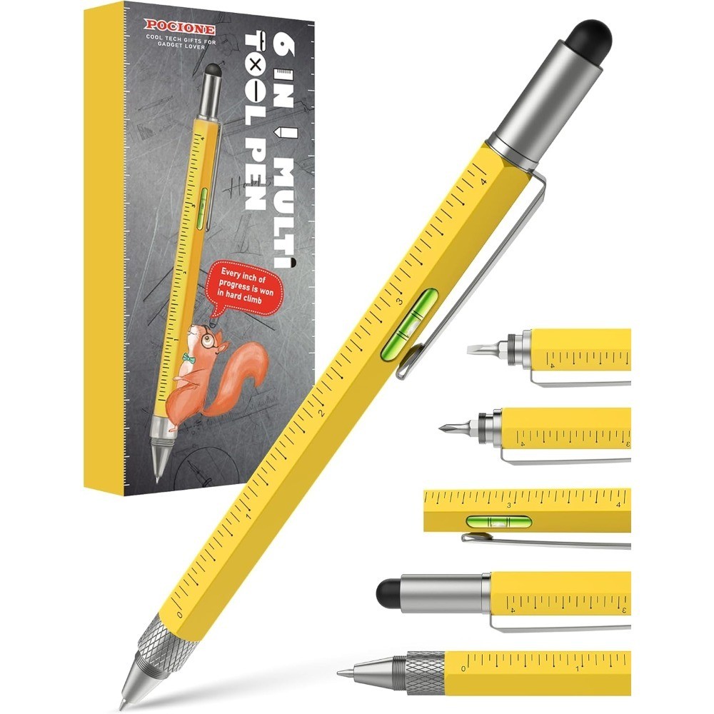 Multitool Pen for Men Christmas Stocking Stuffers Unique Gifts for Dads Grandpas