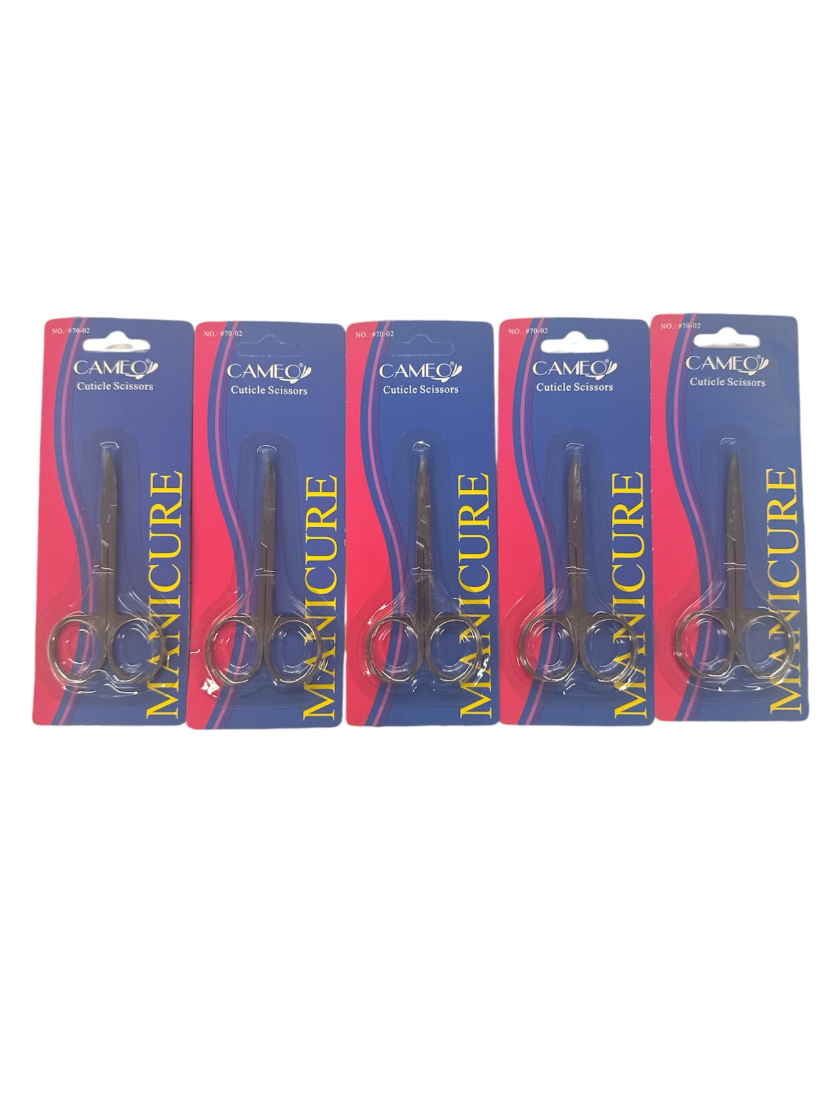 Cameo Cuticle Scissors 5 Pack