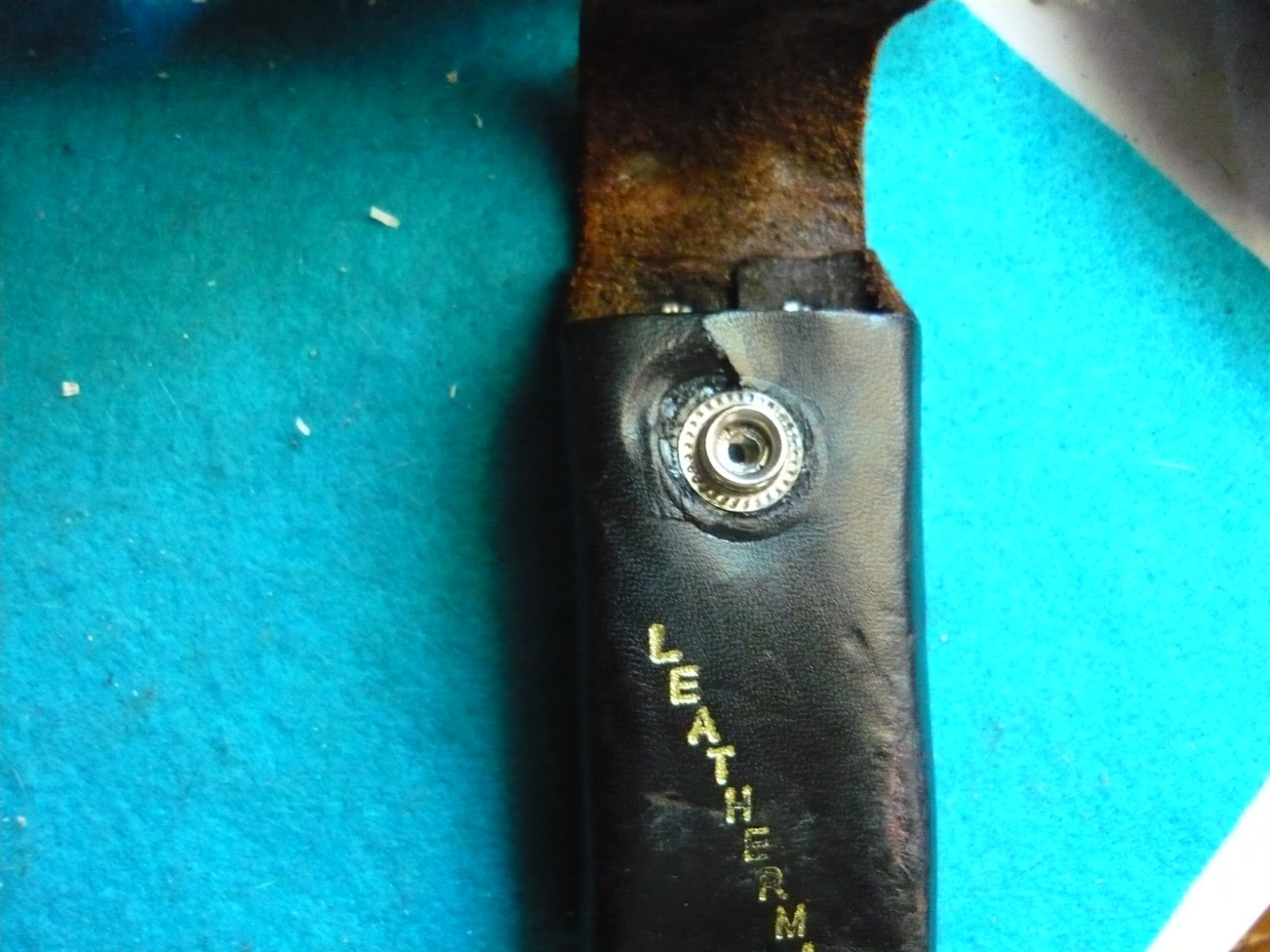***Leatherman Crunch Sheath, Leather, SHEATH ONLY NO TOOL***