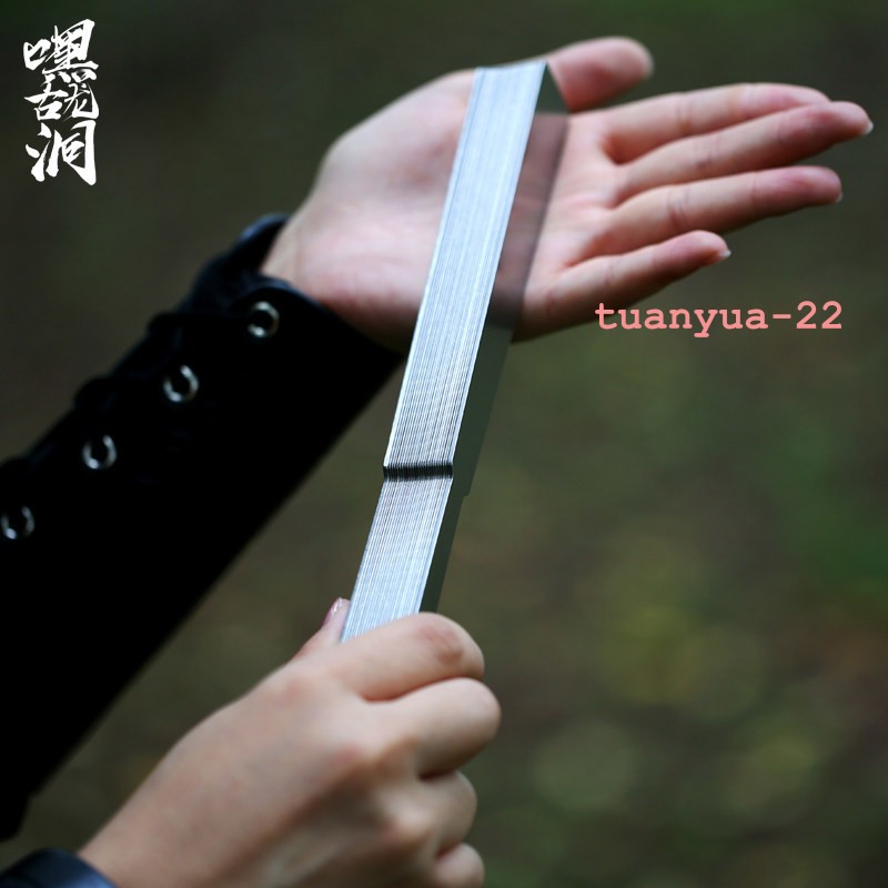 Portable Stainless Steel Metal Folding Fan Martial Art Kung Fu Tai Chi Fan Toy