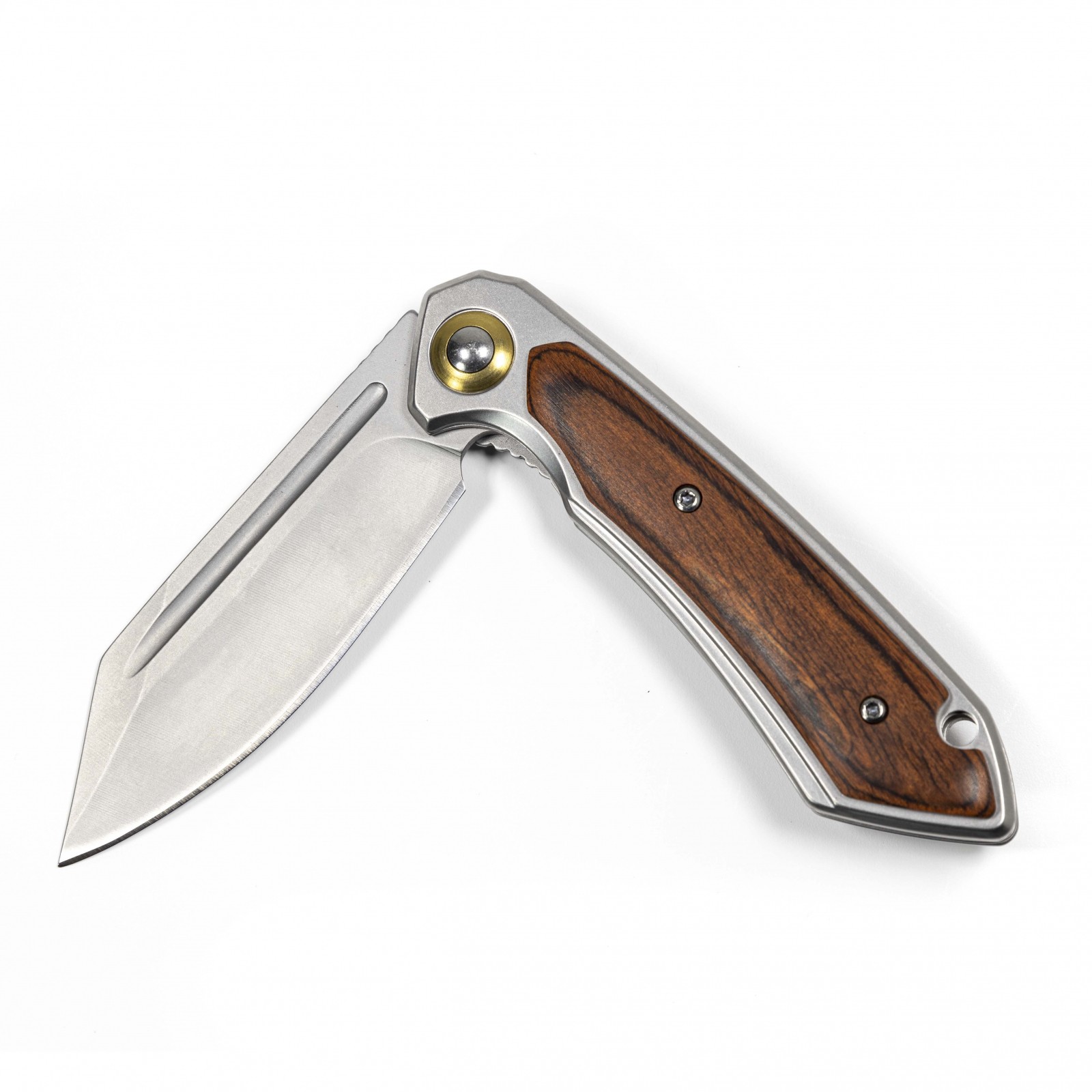 ASR Tactical Drop Point Blade Thumb Assist Pocket Knife Stainless Steel – Chrome