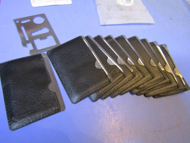 10 – Stainless Steel Credit Card Tool 11 in 1 Multi Pocket Survival Camping Tool