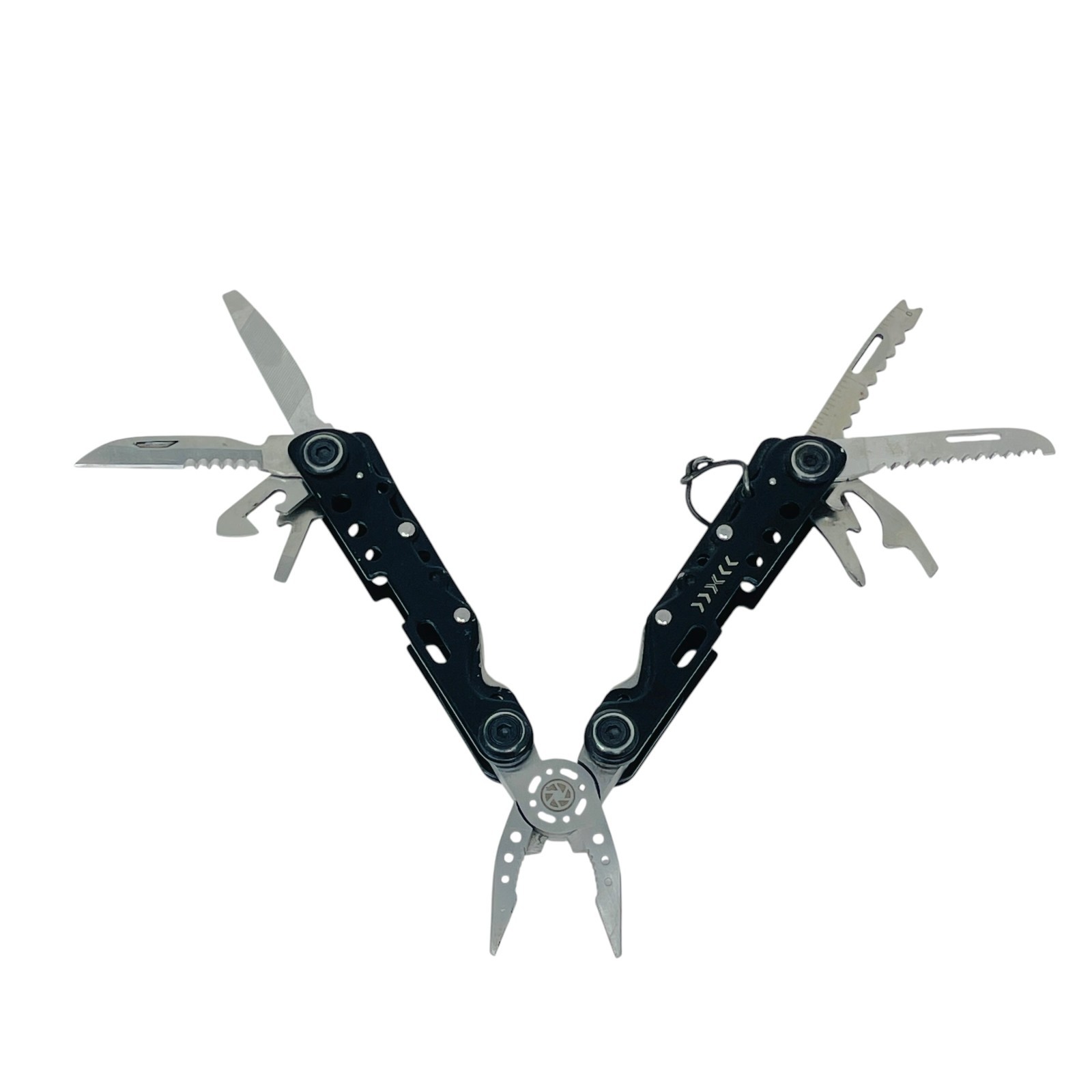 Fangfo & BOTC Unbranded Multi-Tool Tactical Skeleton Pliers Set Black EDC, 3 Pcs