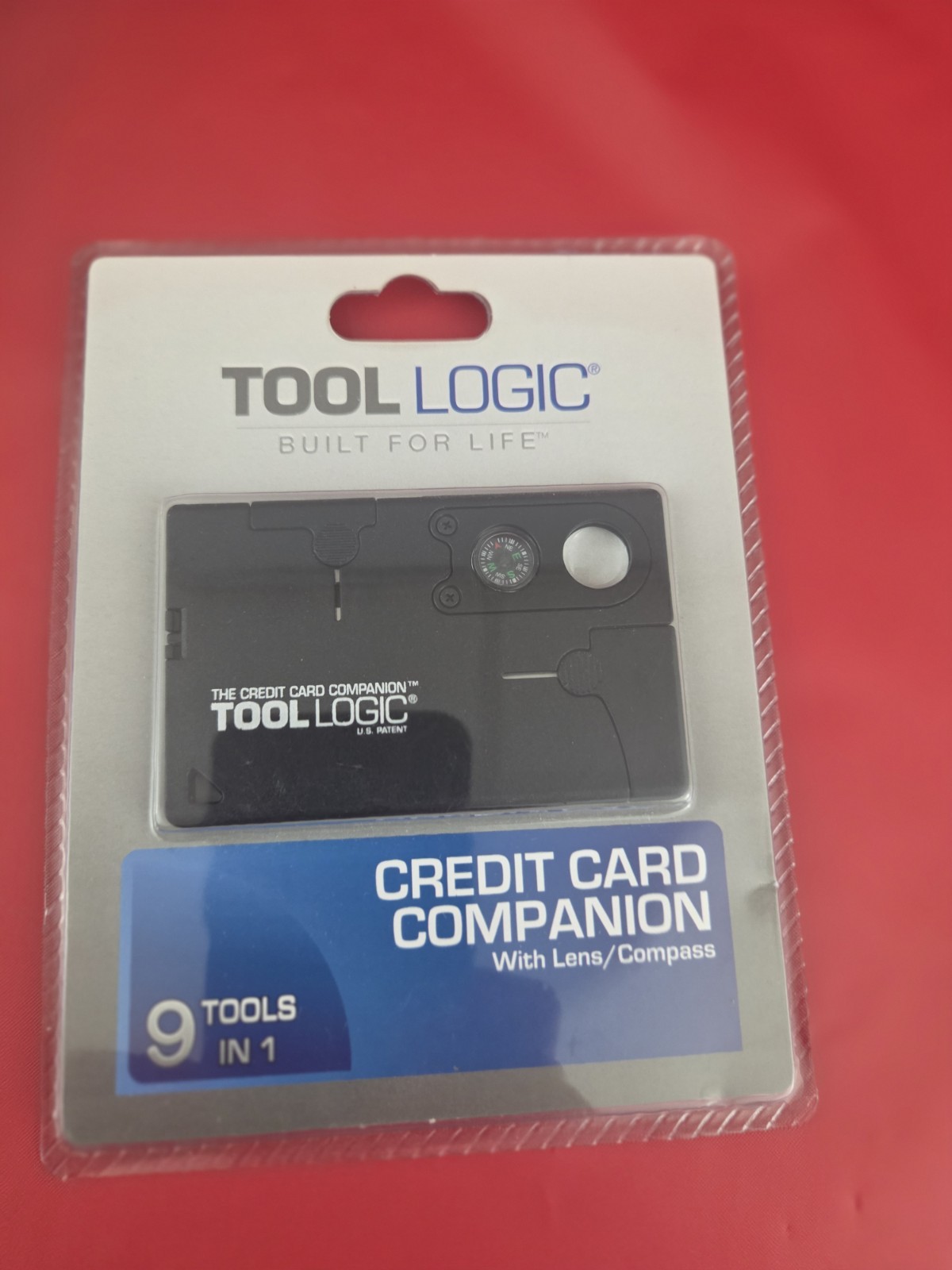 New TOOL LOGIC CC1SB Credit Card Companion w/ Compass/Bottle-Opener/Pocket Knife