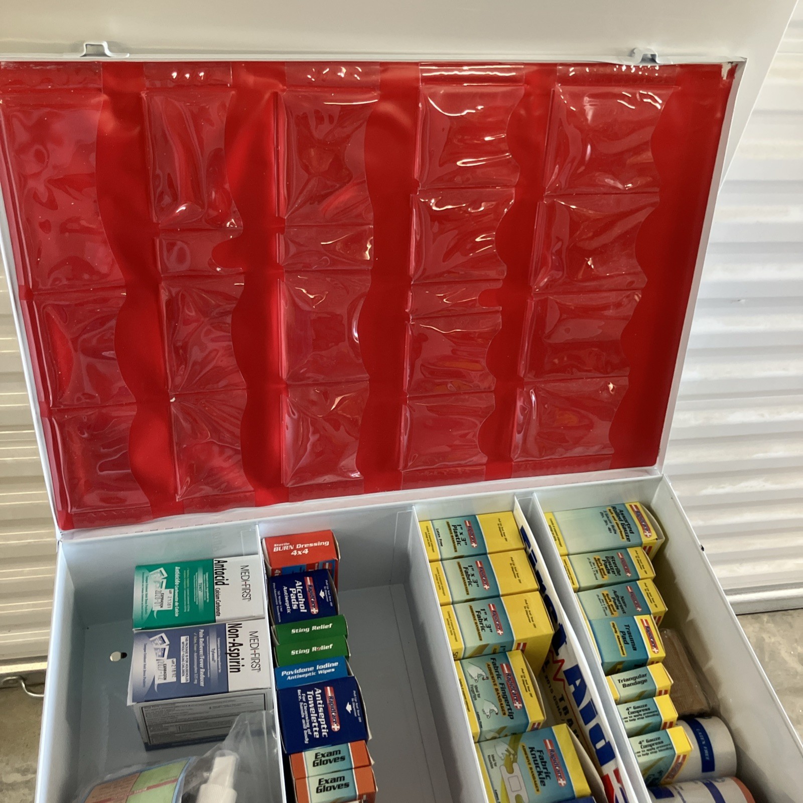 4-Shelf FULL FIRST AID CABINET – Emergency Supply Kit