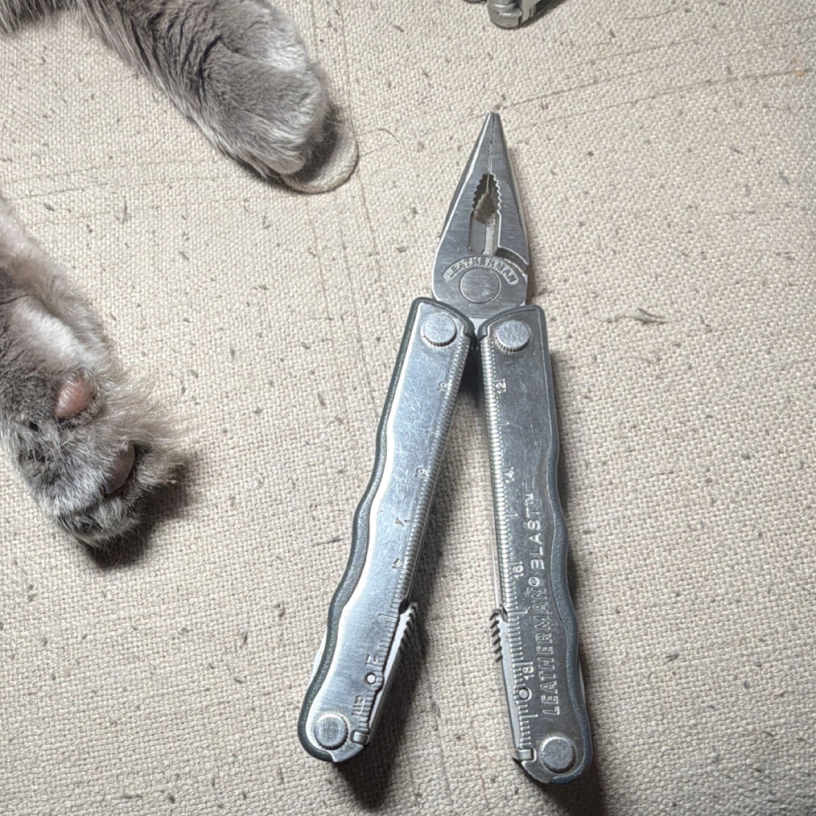Leatherman PST Multi-Tool Silver Plier Knife File Bottle Opener