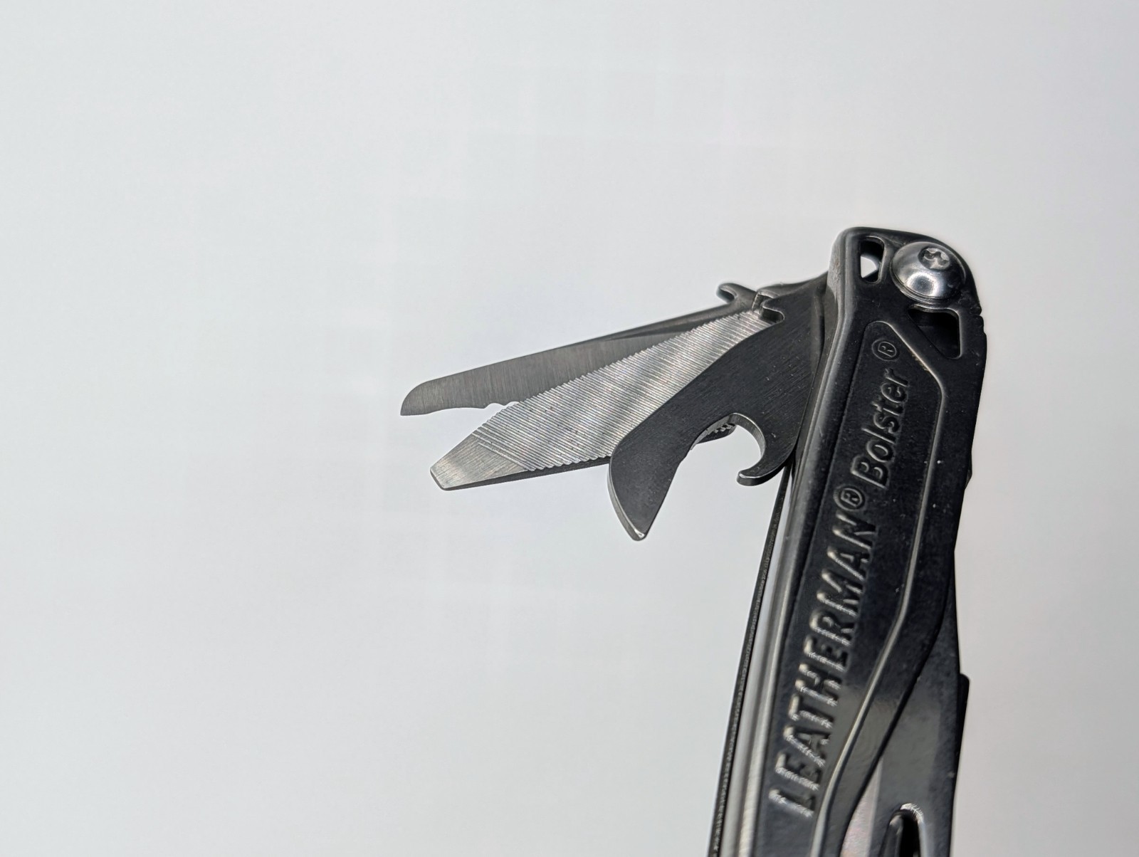 LEATHERMAN BOLSTER 13 TOOL STAINLESS STEEL MULTI-TOOL, EXCELLENT CONDITION!