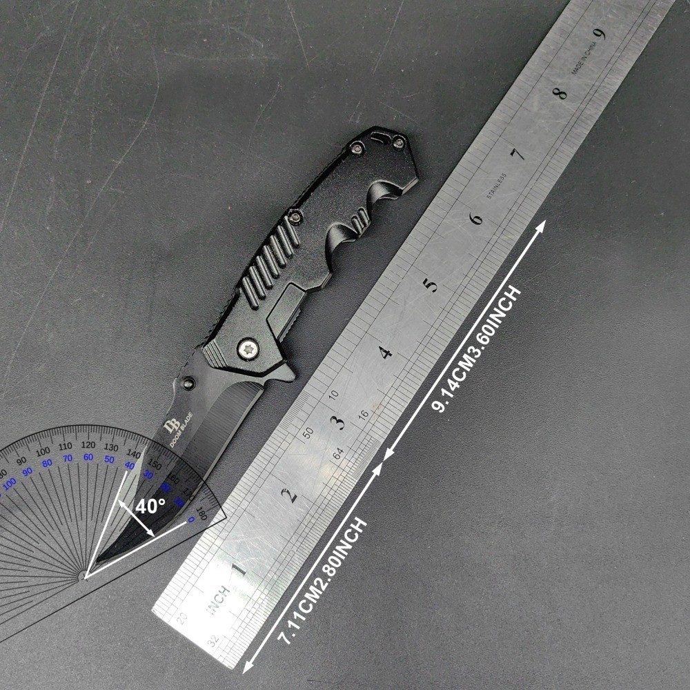 Steel EDC Pocket Knife Bearing Lock Safety – Compact Portable Design for Camping