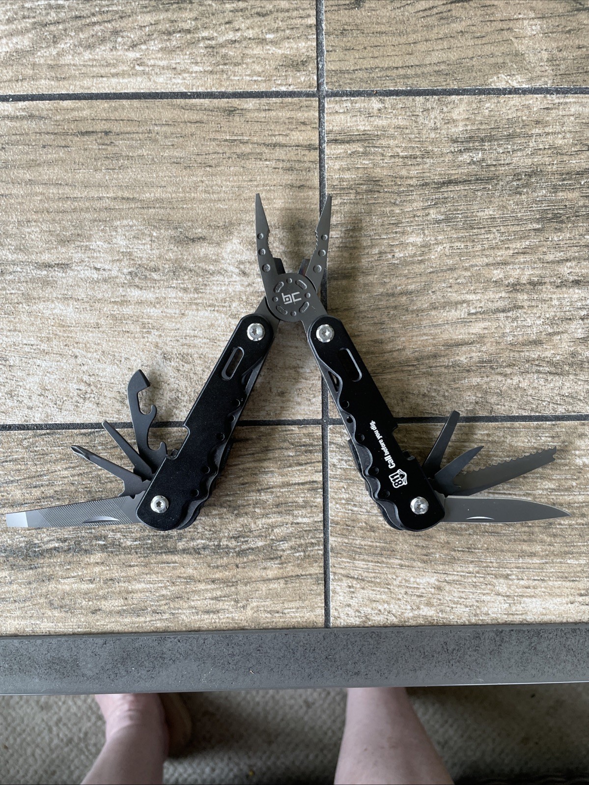 BC Basecamp Multi Mate Multi Tool 12 In 1 Stainless Steel Black BC7804 Multitool