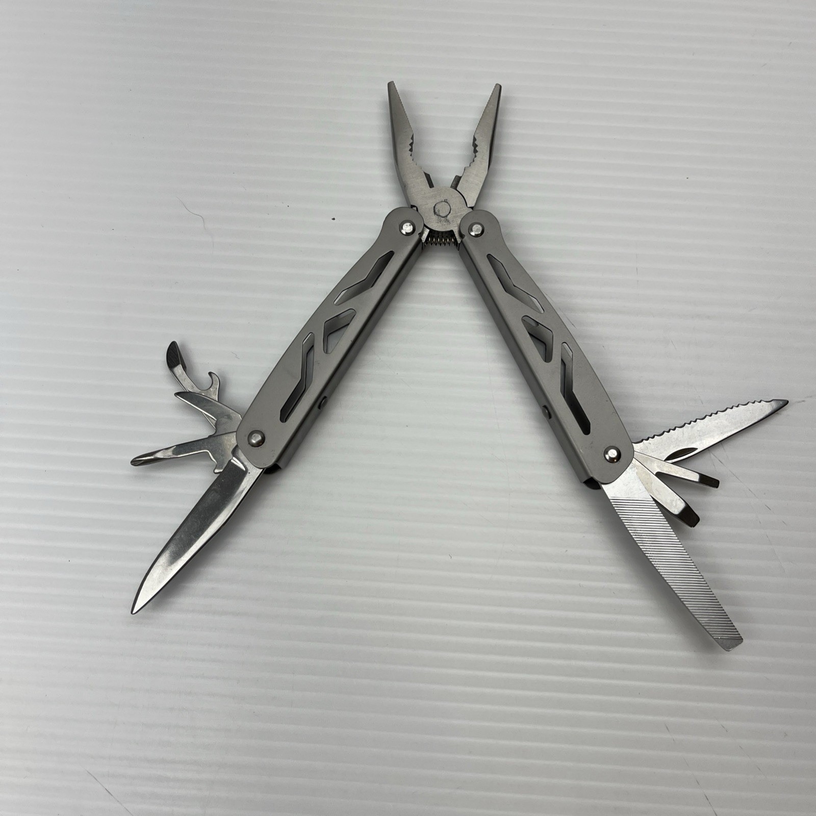 Multi Tool Pliers Knife File Saw Bottle Opener Survival Camping Gear