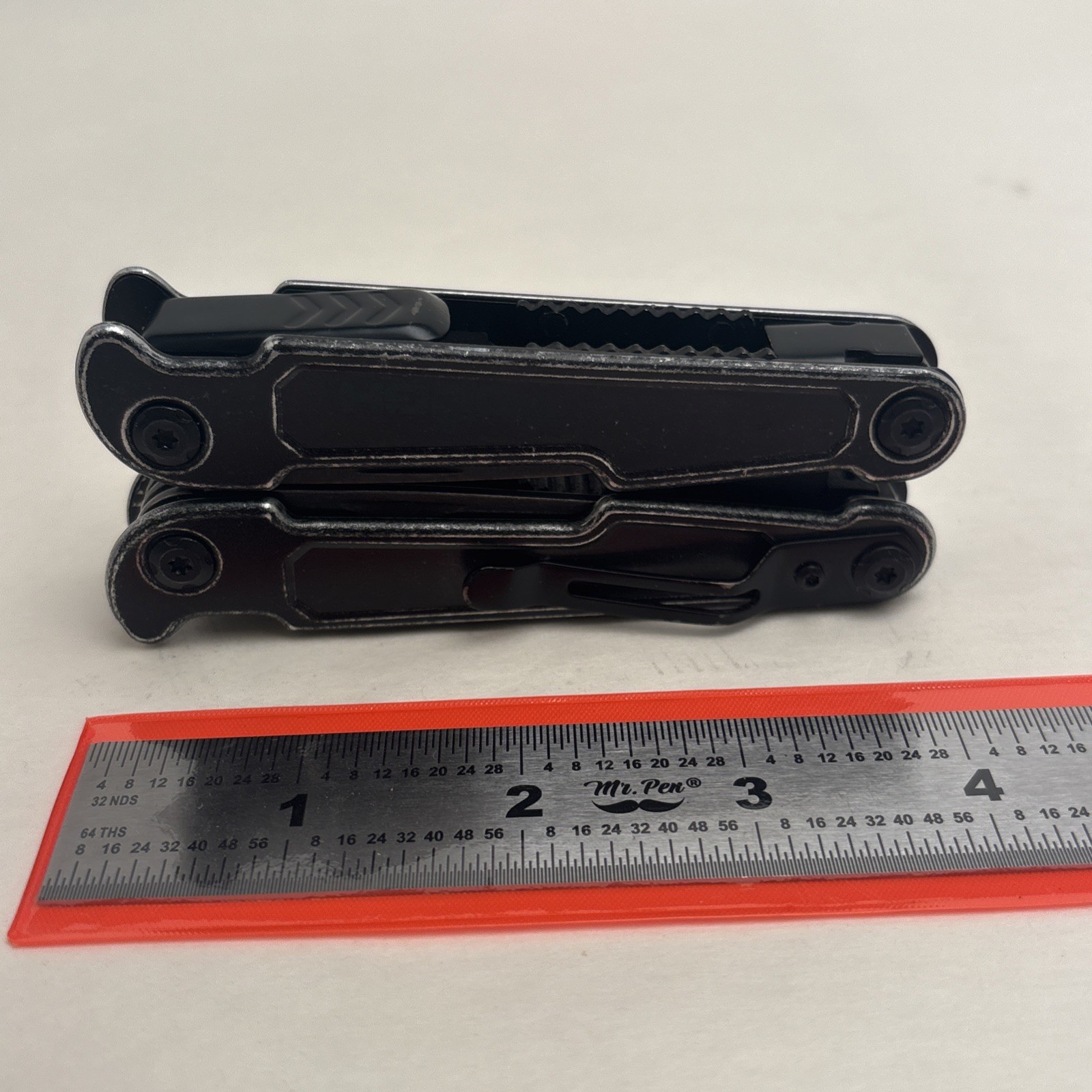 Hyper Tough Multi-tool Heavy Duty Stainless Steel Grip Black Camp Survival Hunt