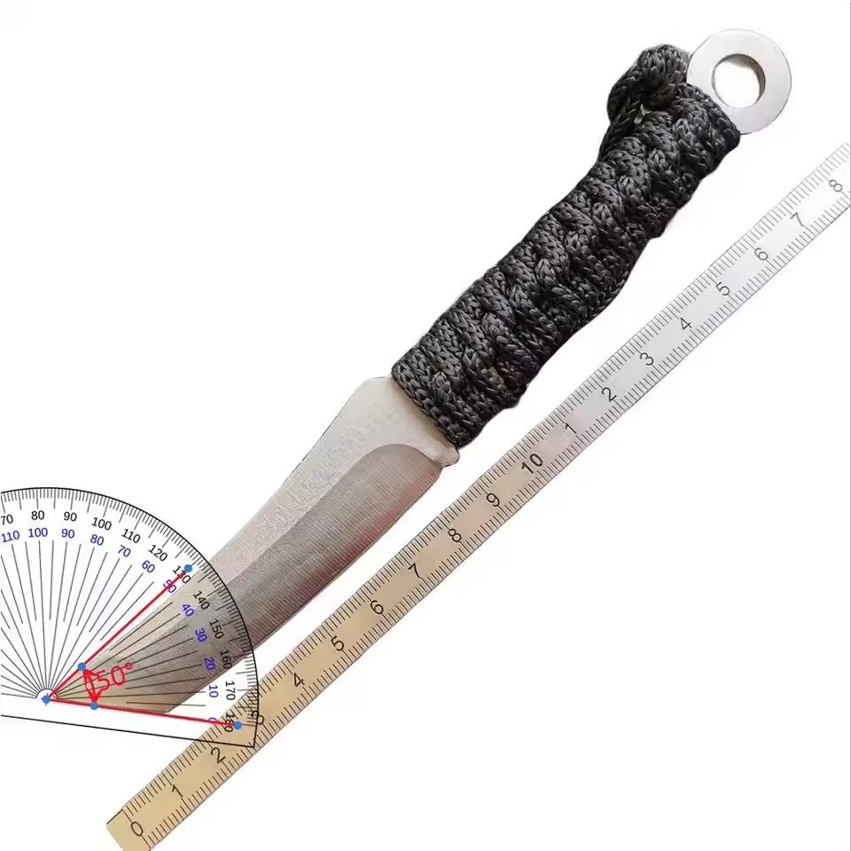 High Carbon Stainless Steel Utility Tool With Sheath Hunting Camping Survival