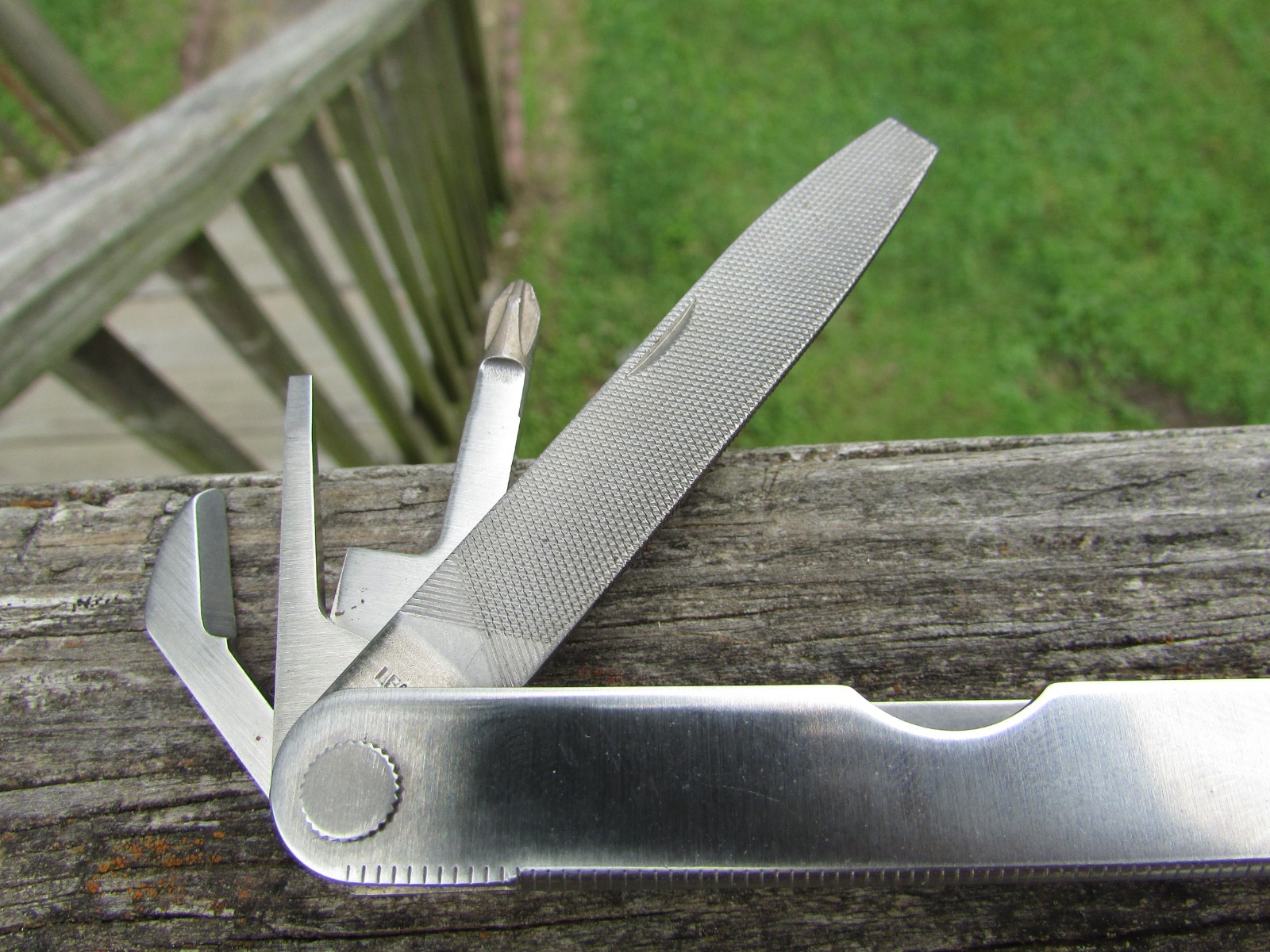 Original Vintage 1995 LEATHERMAN Pocket SURVIVAL TOOL Looks UNUSED Retired NOS !