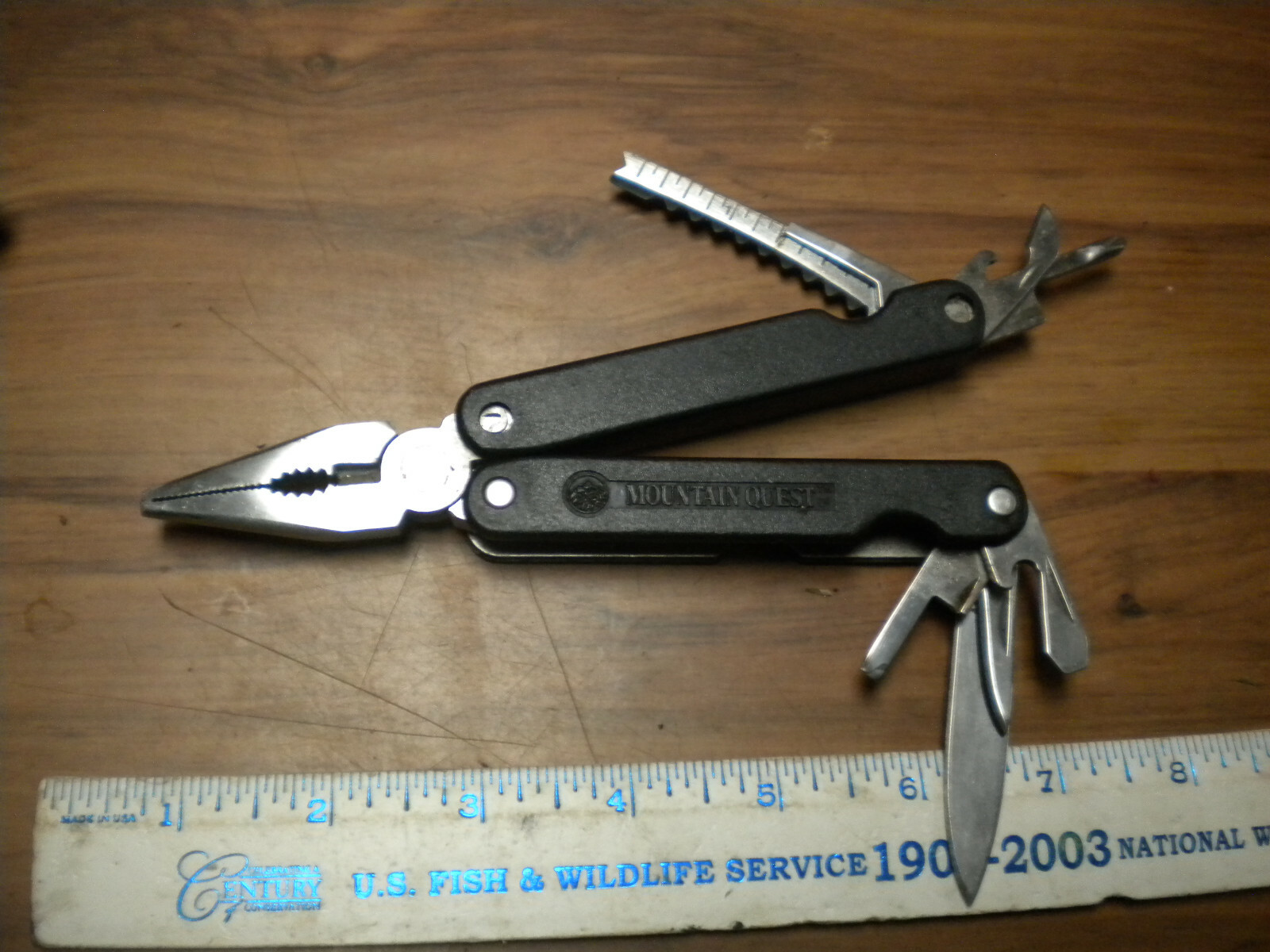 Mountain Quest 9 In 1 Multi Tool Camping Survival Pliers Wire Cutter Fish Scaler