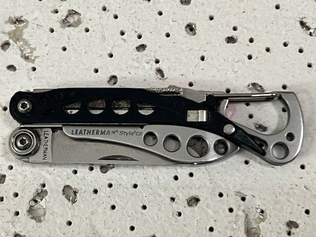 Discontinued Leatherman Style CS Black Stainless Steel Multi-Tool —