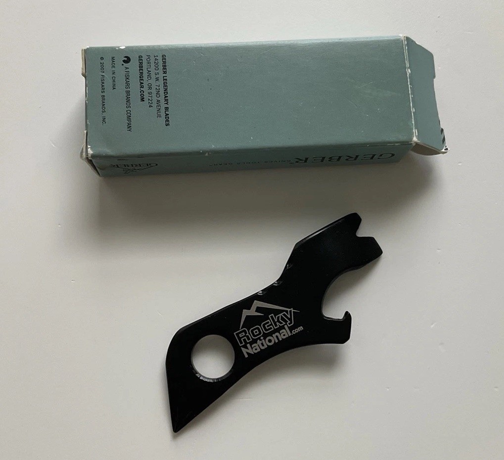 Black Gerber Shard Keychain Multi Tool Screwdriver Bottle Opener With Box