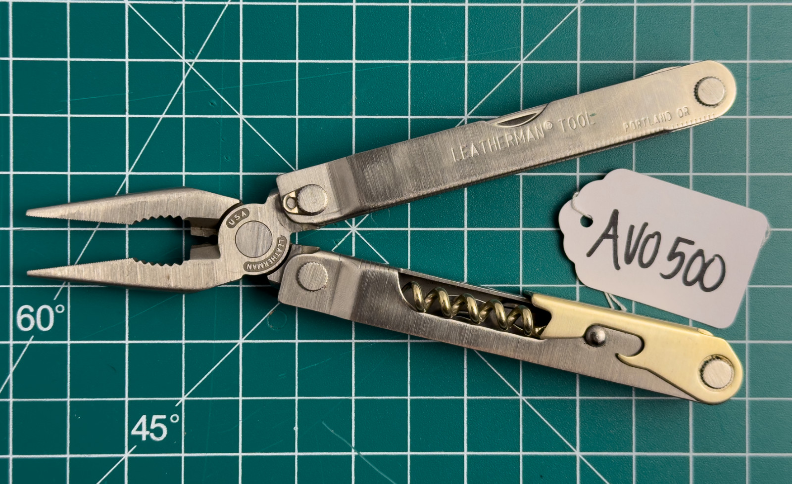 Leatherman Flair Stainless Multi-Tool Knife Corkscrew #AV0500