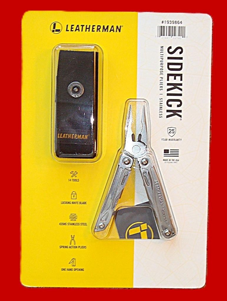 LEATHERMAN SIDEKICK 14 In 1 Stainless Steel Multi Purpose Tool W/Nylon Case NEW