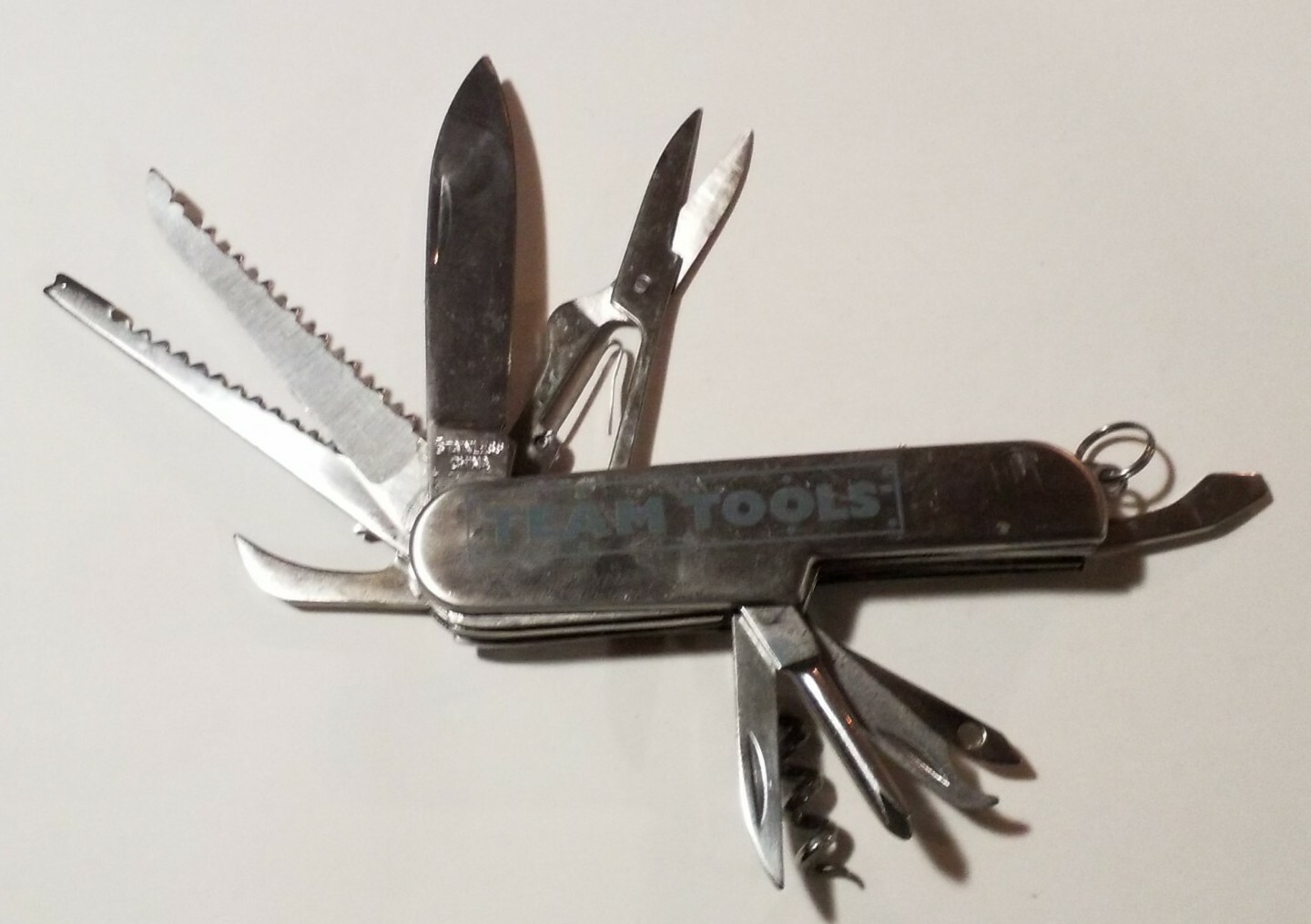 TeamTools 12pc. Multi-tool Stainless Steel Folding Pocket Knife Heavy Duty