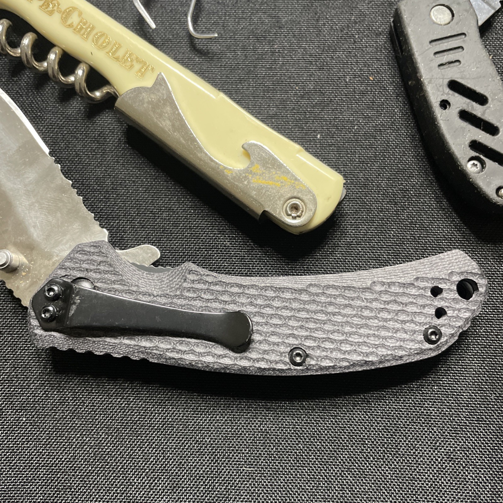 Lot of 4 Pocket Knives & Multi Tools – Folding, Avon Tool, Corkscrew