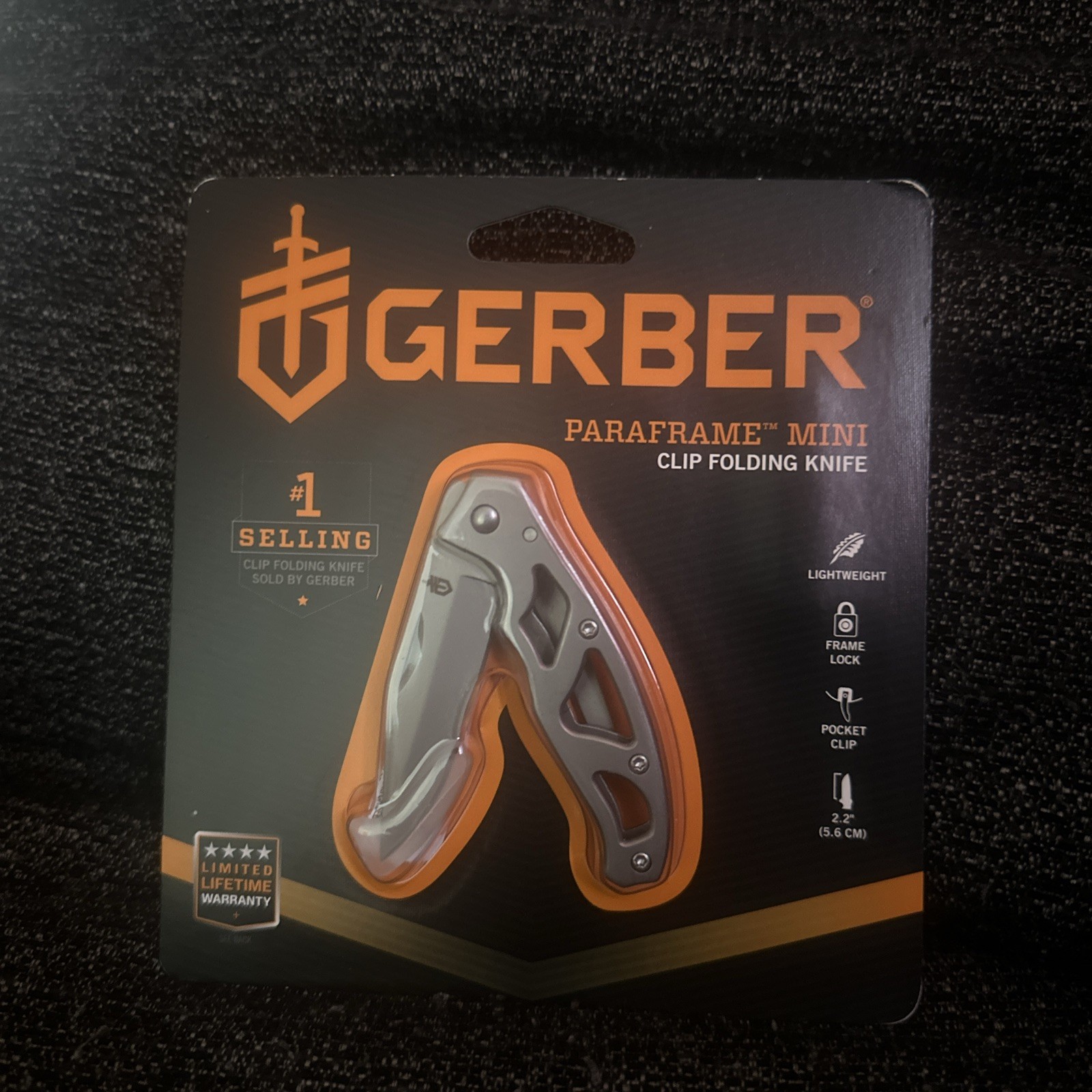 NEW GERBER PARAFRAME MINI 2.2″ CLIP FOLDING KNIFE STAINLESS STEEL 22-48485