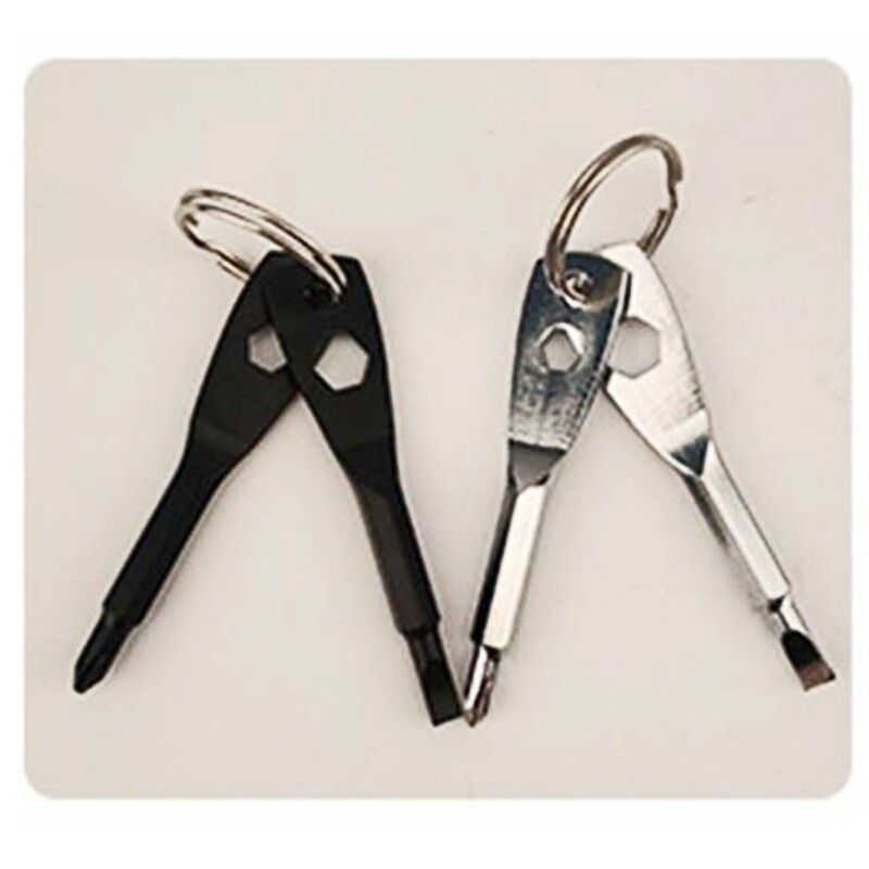 Keychain Screwdriver Men Gifts Tool Stocking Stuffers Portable for Key Shaped