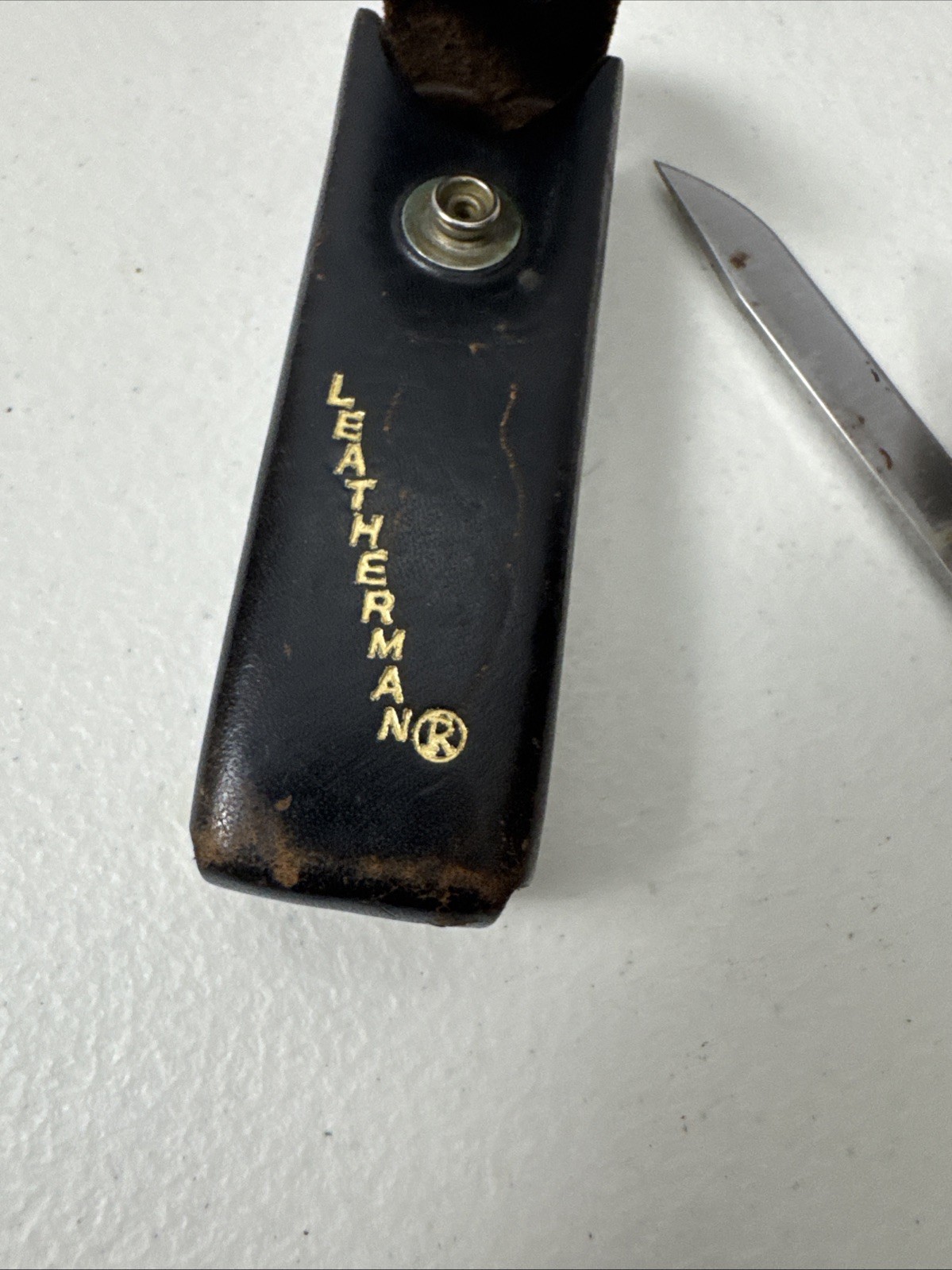 Leatherman Multi-Tool Portland OR TM 1325473 Vintage Pre 1992 & Leather Sheath