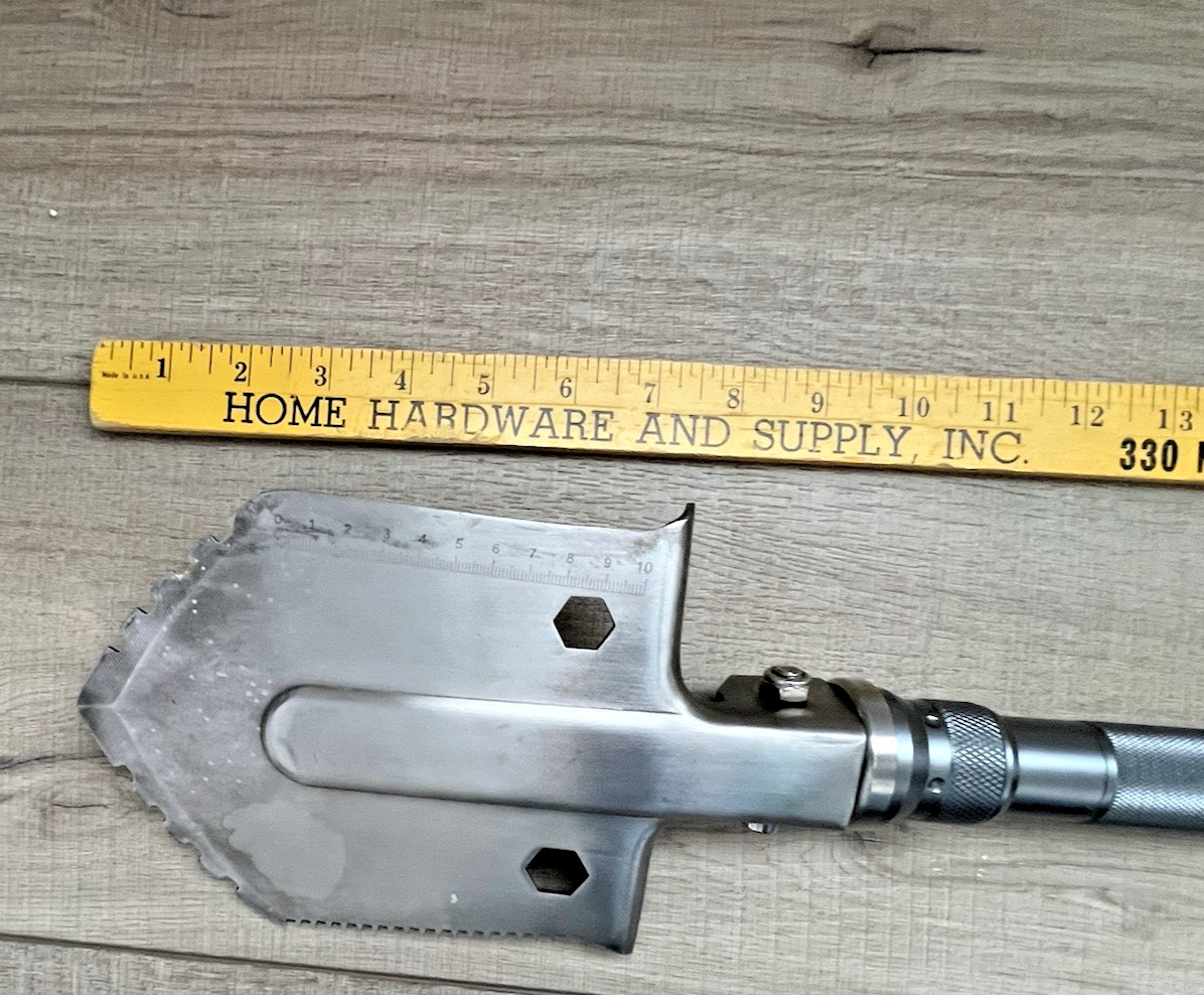 Camping Multi Tool Folding Shovel Knife Spade Saw Hiking Outdoor Utility Gear