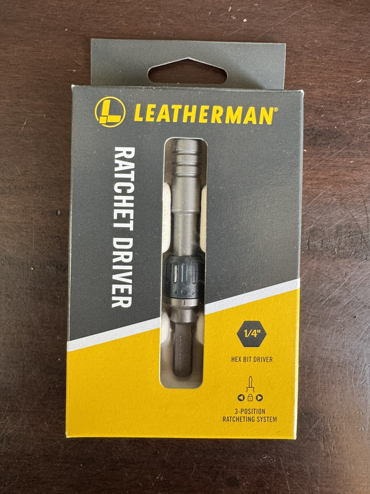 Leatherman Ratchet Driver 1/4 Hex Bit Driver Model 931030 NEW SHIPS SAME DAY