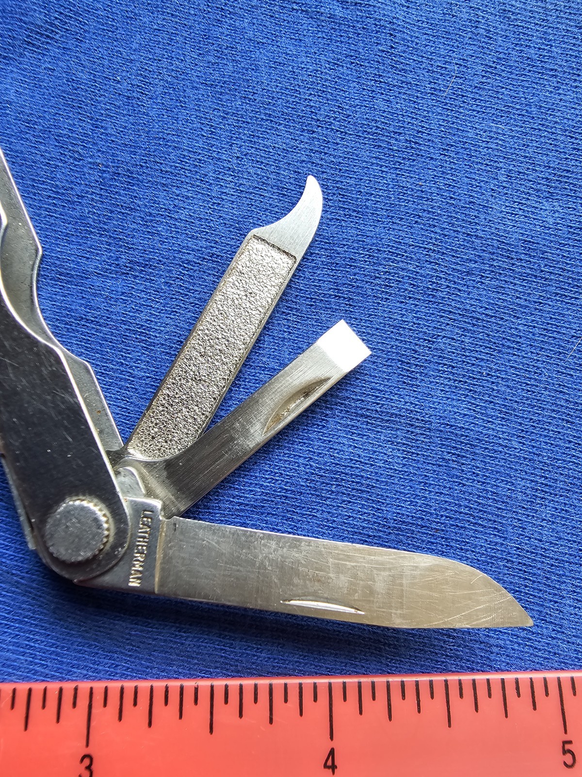 Leatherman Micra Mini Multi-Tool, Knife, Scissors, Key Ring, Black BOD 0921 VGUC