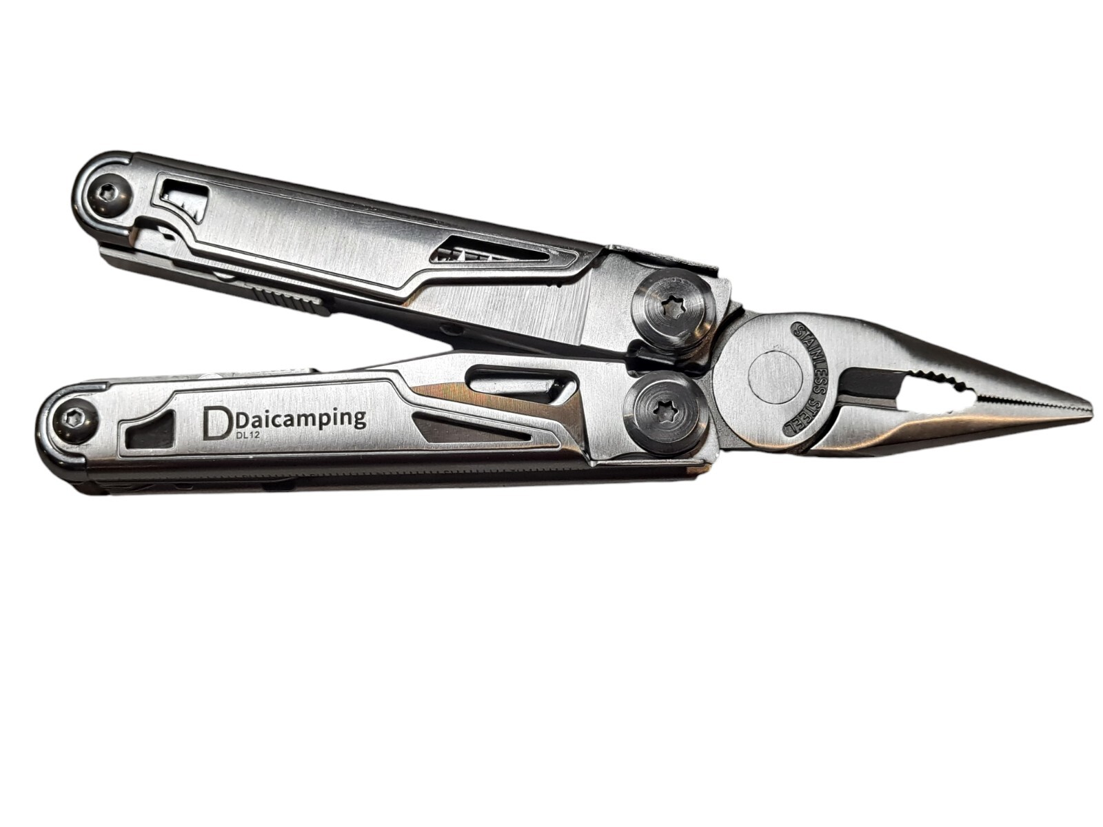 DL12 Clip Multifunctional Clamps Folding Knife Tools Gear Multi Pliers