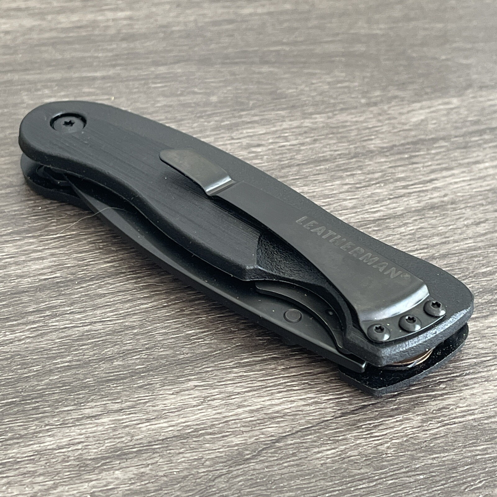 Leatherman Crater C33LX / C 33 LX Black Knife-Multitool; 420HC, Blade Launcher