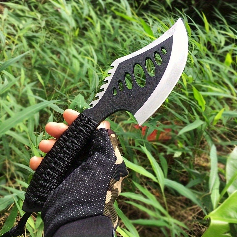 Lightweight and Versatile Flat Blade Knife, Rope Handle – Stainless Steel Tool